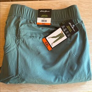 Eddie Bauer Olive Green Traveler Ankle Pants XXL